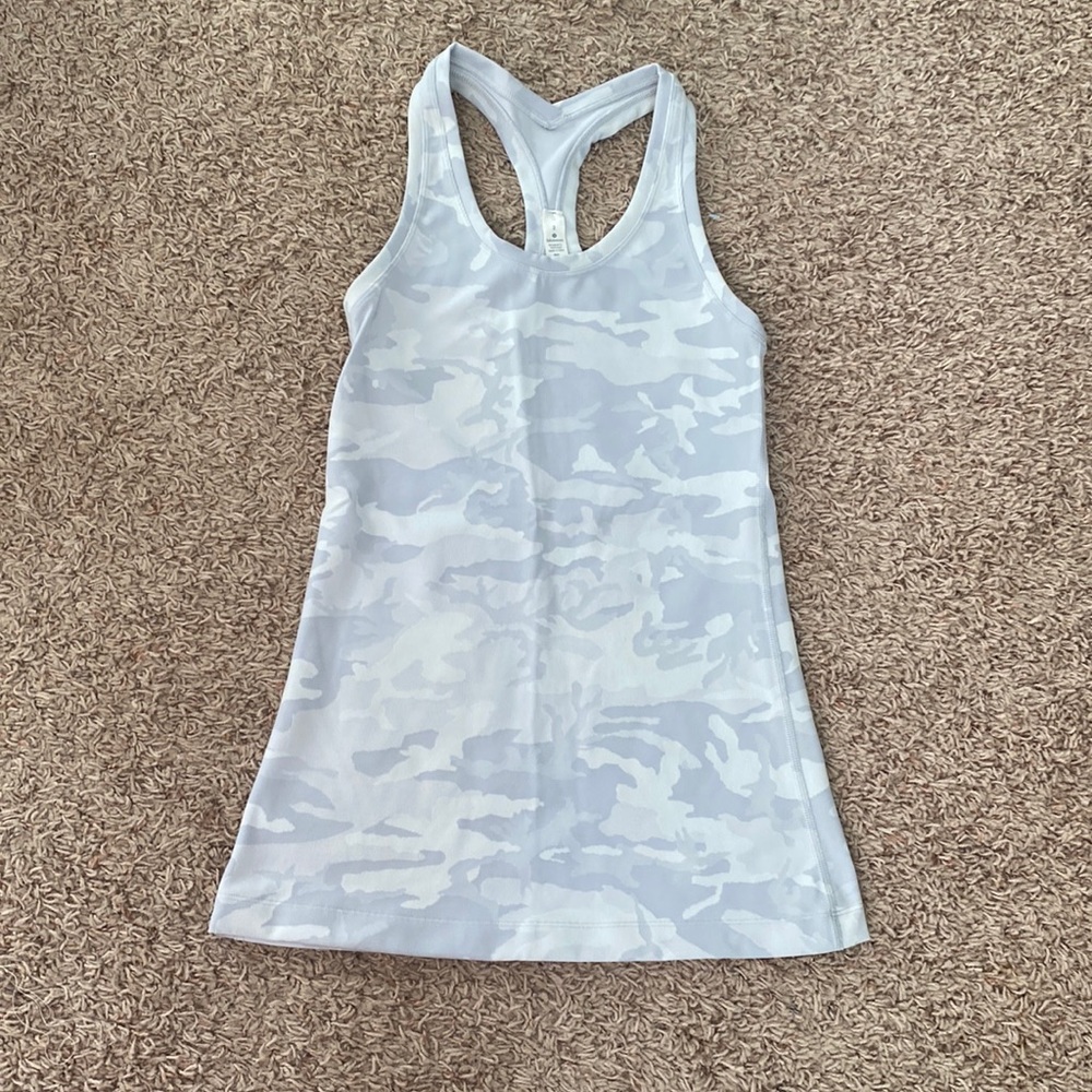 Lululemon racer back camo tank